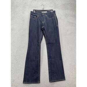 BKE Aiden Denim Jeans Mens 30x32 Blue Dark‎ Wash Boot Leg Stretch Pocket NEW